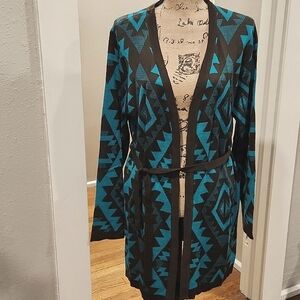 Open Front Long Cardigan Sweater